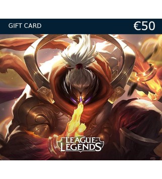 League of Legends €50 Prepaid RP Card EUW & EUNE Key EUROPE